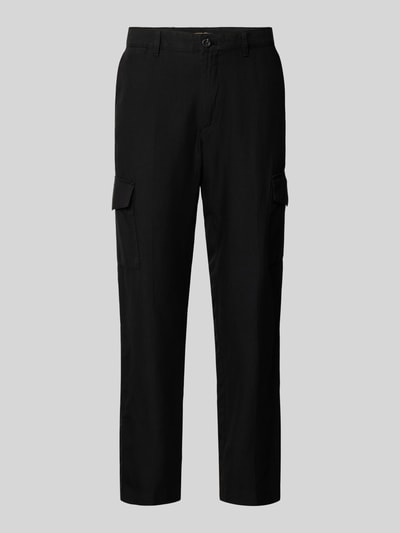 Mango Cargohose mit Label-Detail Modell 'vigil' Black 2