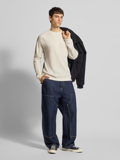 CHAMPION Sweatshirt mit Rundhalsausschnitt Offwhite 1