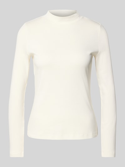 Christian Berg Woman Longsleeve mit Stehkragen Offwhite 2