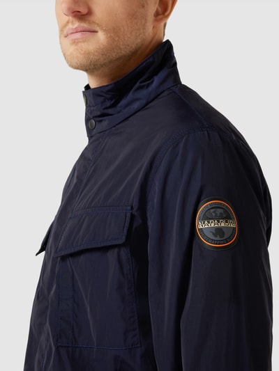 Napapijri Jacke mit Label-Patch Modell 'INTI' Marine 3