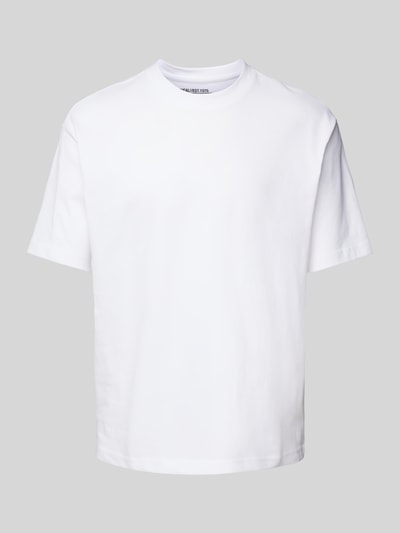 MCNEAL T-Shirt mit geripptem Rundhalsausschnitt Weiss 2