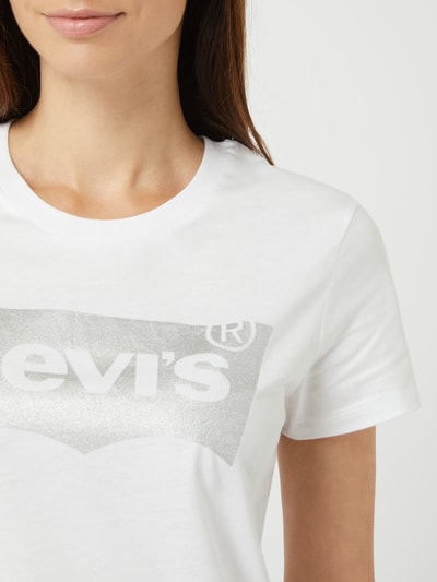 Levi's® T-Shirt aus Baumwolle mit Logo-Print  Weiss 3