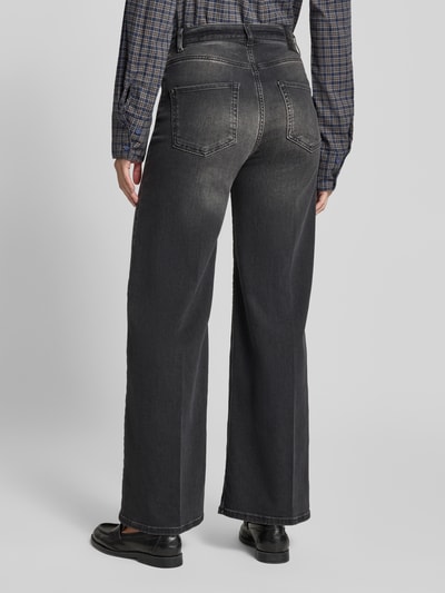 Raffaello Rossi wide fit jeans met dark-wash-effect model 'SEVENTY' Antraciet - 5
