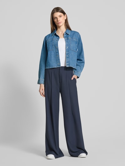 Tom Tailor Denim Boxy Fit Jeanshemd aus reiner Baumwolle  Blau 1