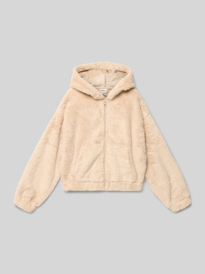 s.Oliver RED LABEL Loose fit jack in teddybontlook Beige - 1