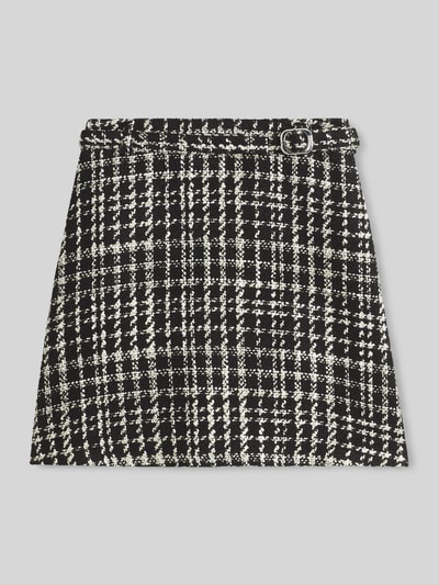 HUGO A-Linien Mini-Rock mit Baumwoll-Anteil Modell 'Rinuna-1' Black 2