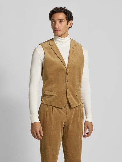 MCNEAL Weste aus Cord mit Pattentaschen Camel 4