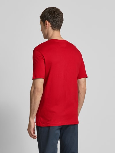 Tommy Hilfiger T-Shirt mit Label-Print Rot 5