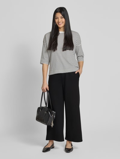 Vila Wide Leg Stoffhose mit Eingrifftaschen Modell 'SIFFI' Black 1