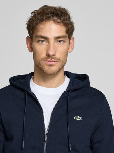 Lacoste Classic fit sweatjack met capuchon Marineblauw - 3