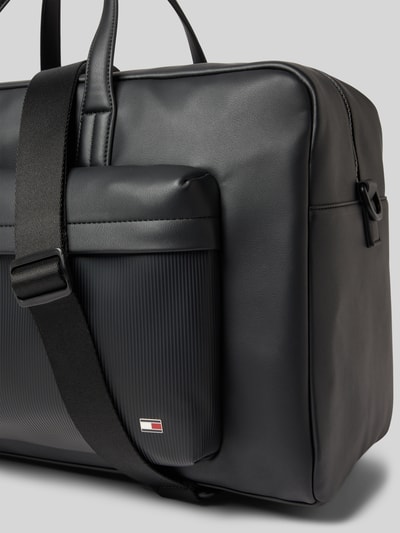 Tommy Hilfiger Weekender in Lederoptik BLACK 3