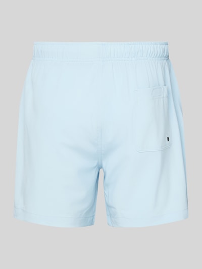 MCNEAL Relaxed Fit Badeshorts mit Logo-Stitching Hellblau 3