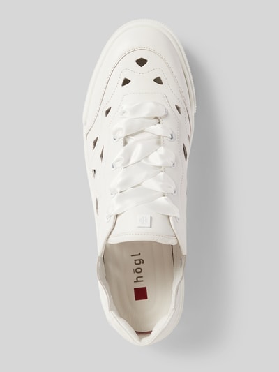 Högl Sneaker aus echtem Leder Modell 'BASIC' Weiss 3