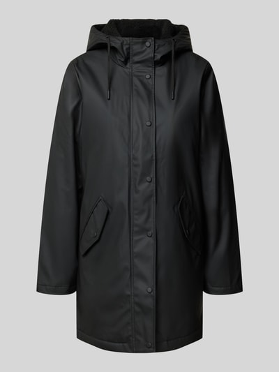 ONLY Regenmantel mit Kapuze Black 1
