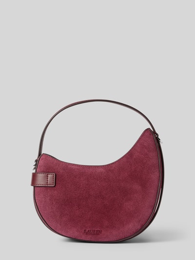 Lauren Ralph Lauren Handtasche aus Rindsleder mit Tragehenkel und Schulterriemen Bordeaux 4