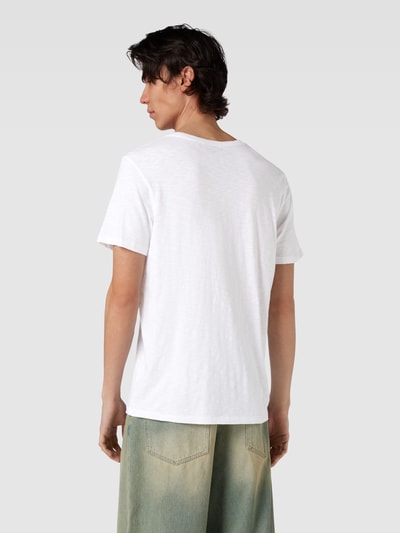 Superdry T-shirt w jednolitym kolorze Biały 5