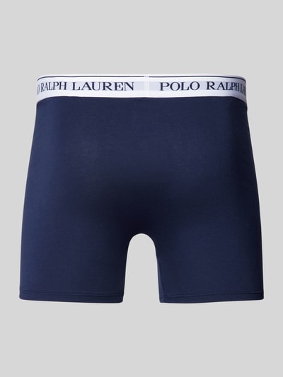 Polo Ralph Lauren Underwear Boxershort met band met label in een set van 3 stuks Marineblauw - 3