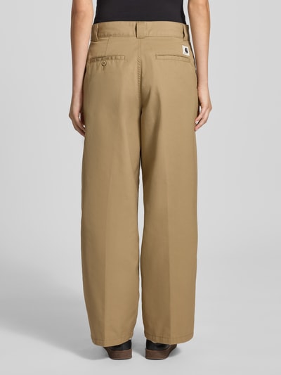 Carhartt Work In Progress Spodnie materiałowe z wpuszczanymi kieszeniami w stylu francuskim Beżowy 5