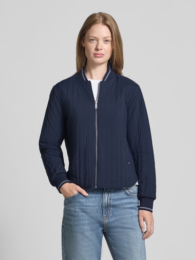 Scotch & Soda Jack met steekzakken opzij en labeldetail Marineblauw - 4