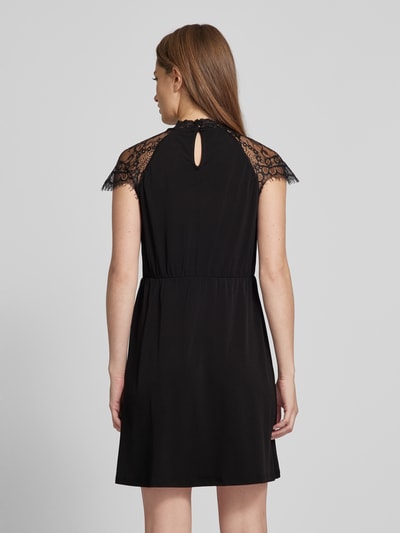 Vero Moda Minikleid mit Spitzenbesatz Modell 'MILLA' Black 5