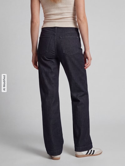 MAC Wide Leg Jeans aus Baumwoll-Mix Modell 'DREAM WIDE' Marine 5