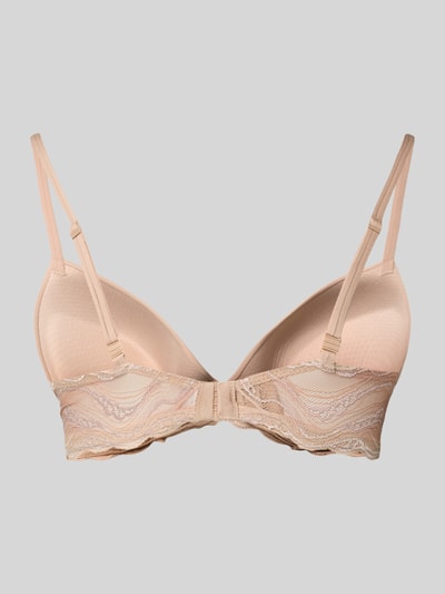 Calvin Klein Underwear BH mit Spitzenbesatz Modell 'Demi' Beige 3