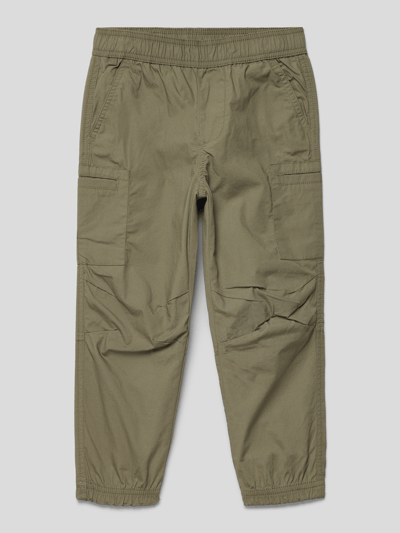 Tom Tailor Hose mit seitlichen Eingrifftaschen Olivgrün 1