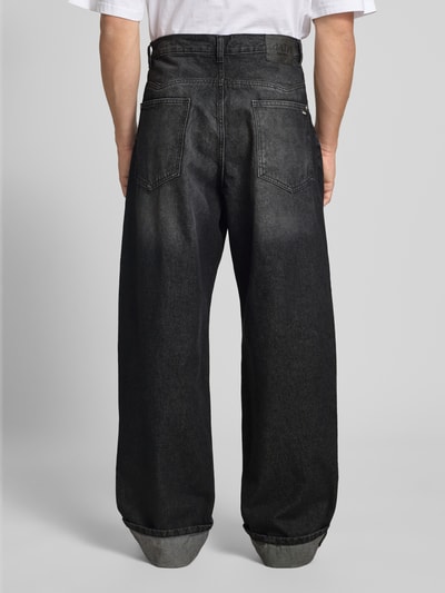 Review X MATW Jeansy o kroju baggy fit z 5 kieszeniami Czarny 5