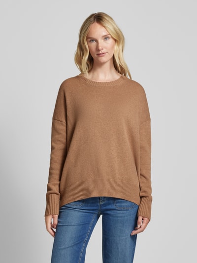 (The Mercer) N.Y. Gebreide pullover van kasjmier met ronde hals Camel gemêleerd - 4