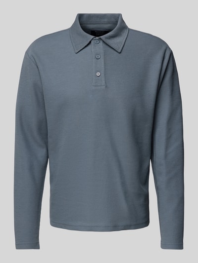 MCNEAL Poloshirt mit Polokragen Rauchblau 1