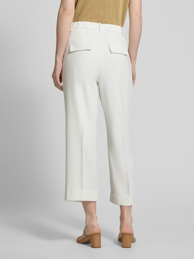 B.Young Tapered fit stoffen broek met verkort model, model 'DECERI' Offwhite - 5