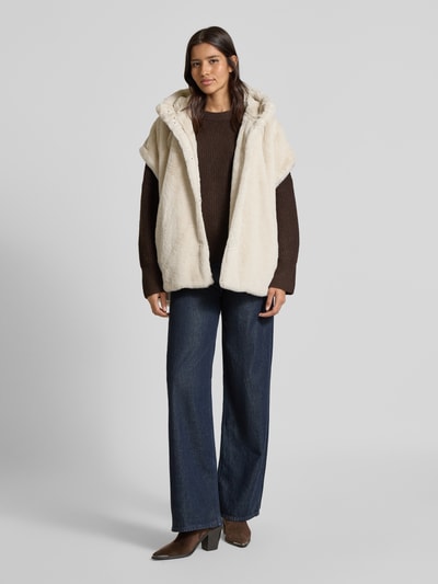 Beaumont Amsterdam Gilet met capuchon Offwhite - 1