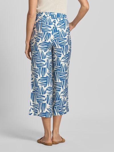 s.Oliver RED LABEL Relaxed Fit Culotte aus Viskose-Mix Ocean 5