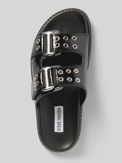 Steve Madden Slippers met sierstuds, model 'AGENT' Zwart - 3