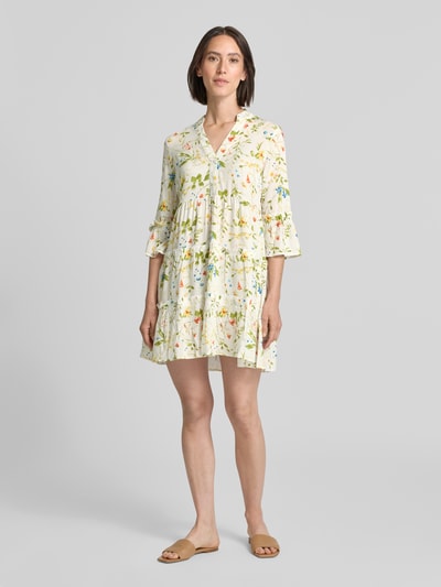 Vero Moda Mini-tuniekjurk van pure viscose, model 'EASY JOY' Offwhite - 1