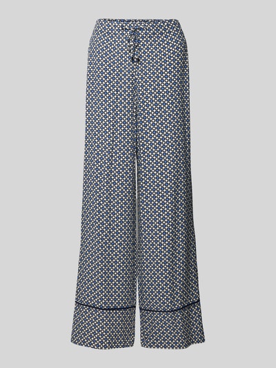 Christian Berg Woman Wide Leg Stoffhose mit Eingrifftaschen Dunkelblau 2