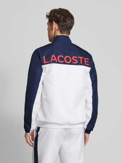 Lacoste Sweatanzug mit Label-Stitching Modell 'TAFFETA' Dunkelblau 5