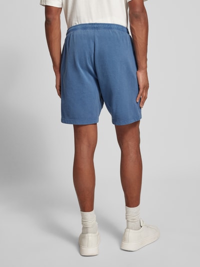 Mazine Regular fit sweatshorts met labeldetail Blauw - 5