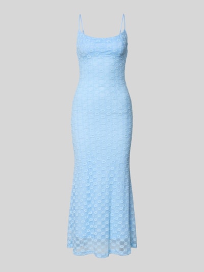Produktfoto, Slim Fit Midikleid mit floralem Allover-Spitzenbesatz von Bardot, elastyczna mieszanka materiałów z domieszką bawełny, krój slim fit, obszycie z koronki na całej powierzchni, siateczka, cienkie ramiączka, nieprzezroczysta halka pod spódnicę, długość tyłu w rozmiarze 36: 125 cm