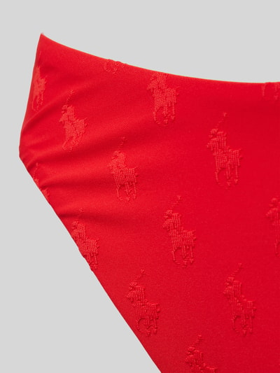 Polo Ralph Lauren Bikinibroekje met label- en structuurmotief Rood - 2