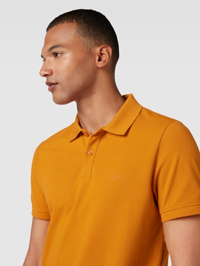 s.Oliver RED LABEL Poloshirt mit Label-Stitching Orange 3