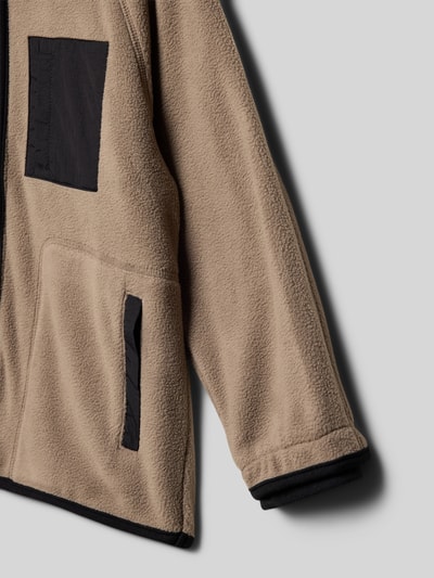 Mayoral Regular Fit Fleecejacke mit Brusttasche Mittelgrau 2