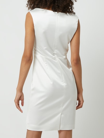 Vera Mont Cocktailkleid mit Wasserfall-Ausschnitt Offwhite 6