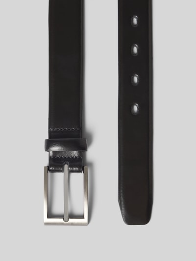 Produktfoto, pasek męski 'Gürtel aus Leder mit Dornschließe' od bugatti, naturalna skóra, klasyczny kształt, szerokość 3 cm, sprzączka, szerokość w rozmiarze 90: 3 cm