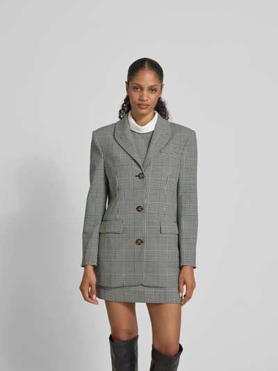 Self-Portrait Blazer mit Pattentaschen Black 4