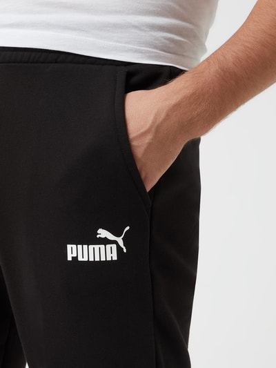 PUMA PERFORMANCE Spodnie dresowe o kroju regular fit z mieszanki bawełny  Czarny 3