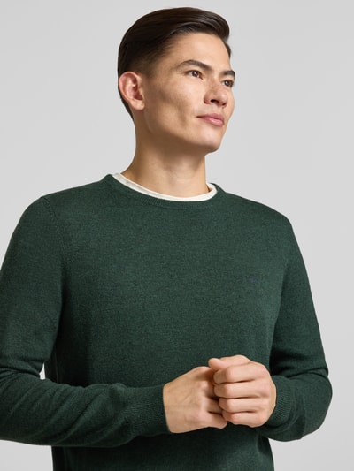 Fynch-Hatton Regular Fit Pullover mit Kaschmir-Anteil Modell 'Merino' Bottle 3