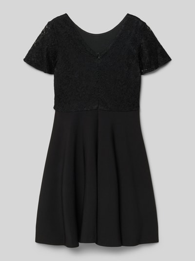 Happy Girls Knielanges Kleid mit Rundhalsausschnitt Black 3