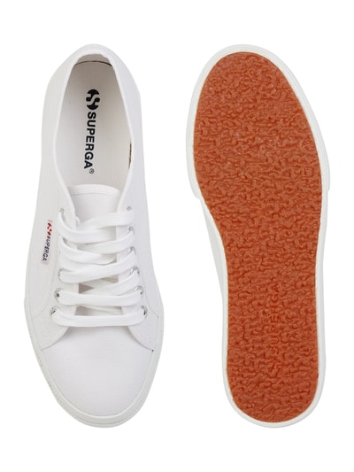 Superga Sneakersy na platformie z płótna model ‘2730 Cotu’ Biały 5