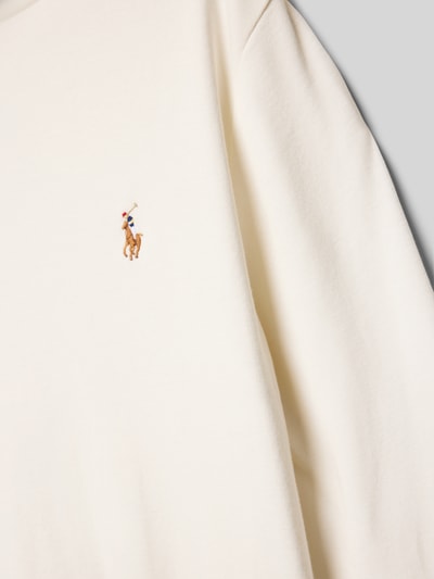 Polo Ralph Lauren Teens Shirt met lange mouwen en labelstitching Offwhite - 2
